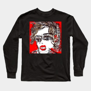 Punk Rock Girl Long Sleeve T-Shirt